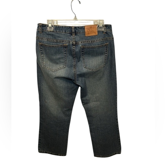 Lilly Pulitzer Women’s Size 8 Embroidered Jeans w Embroidered Parrots and Flower - Picture 2 of 12